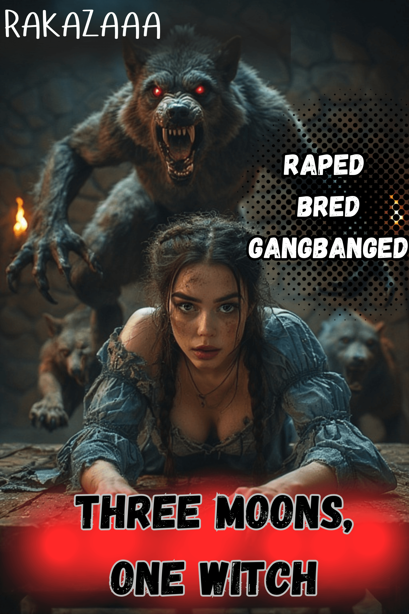 Three Moons, One Witch : Raped & Gangbanged