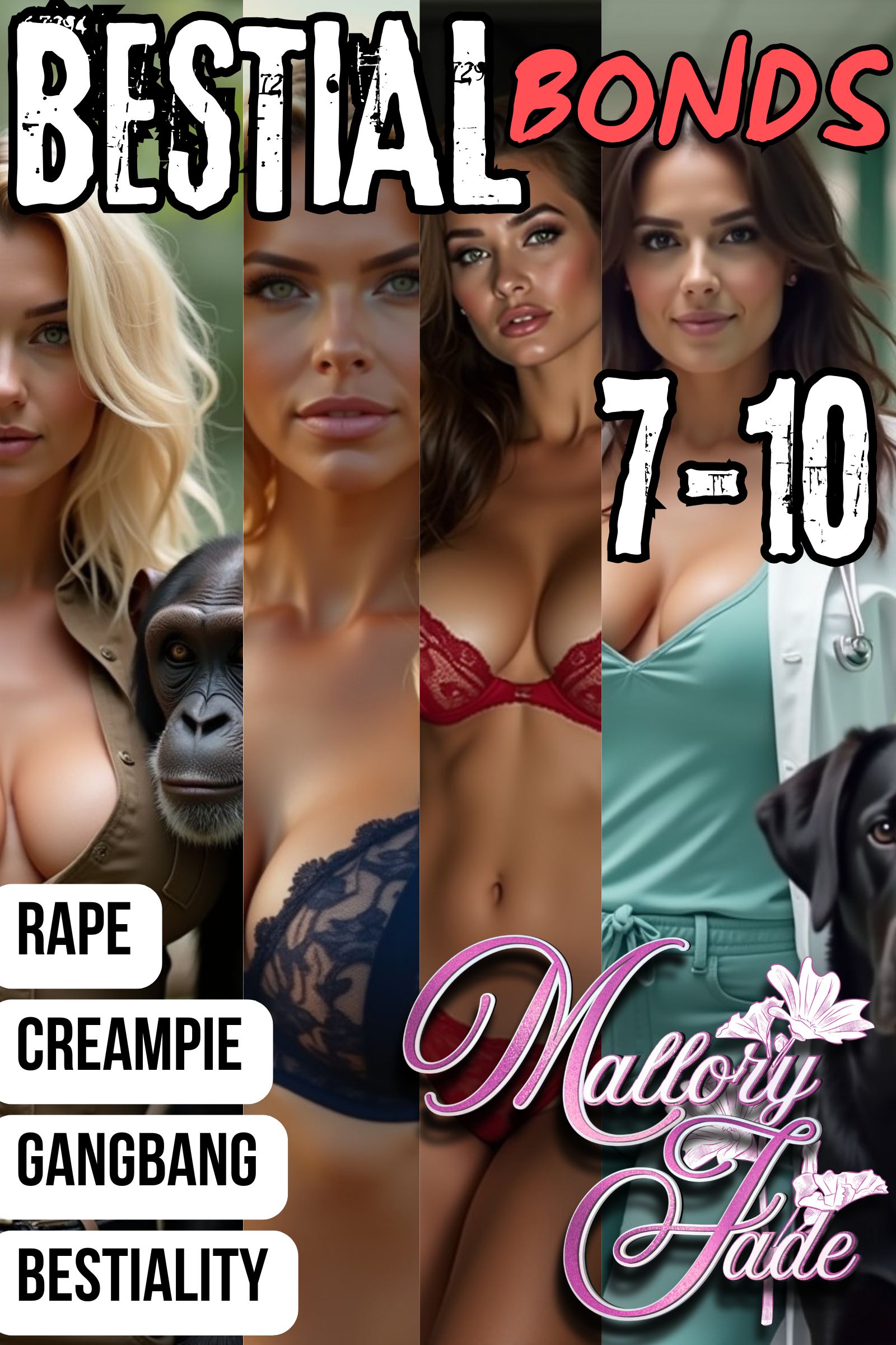 Bestial Bonds 7-10 by Mallory Jade