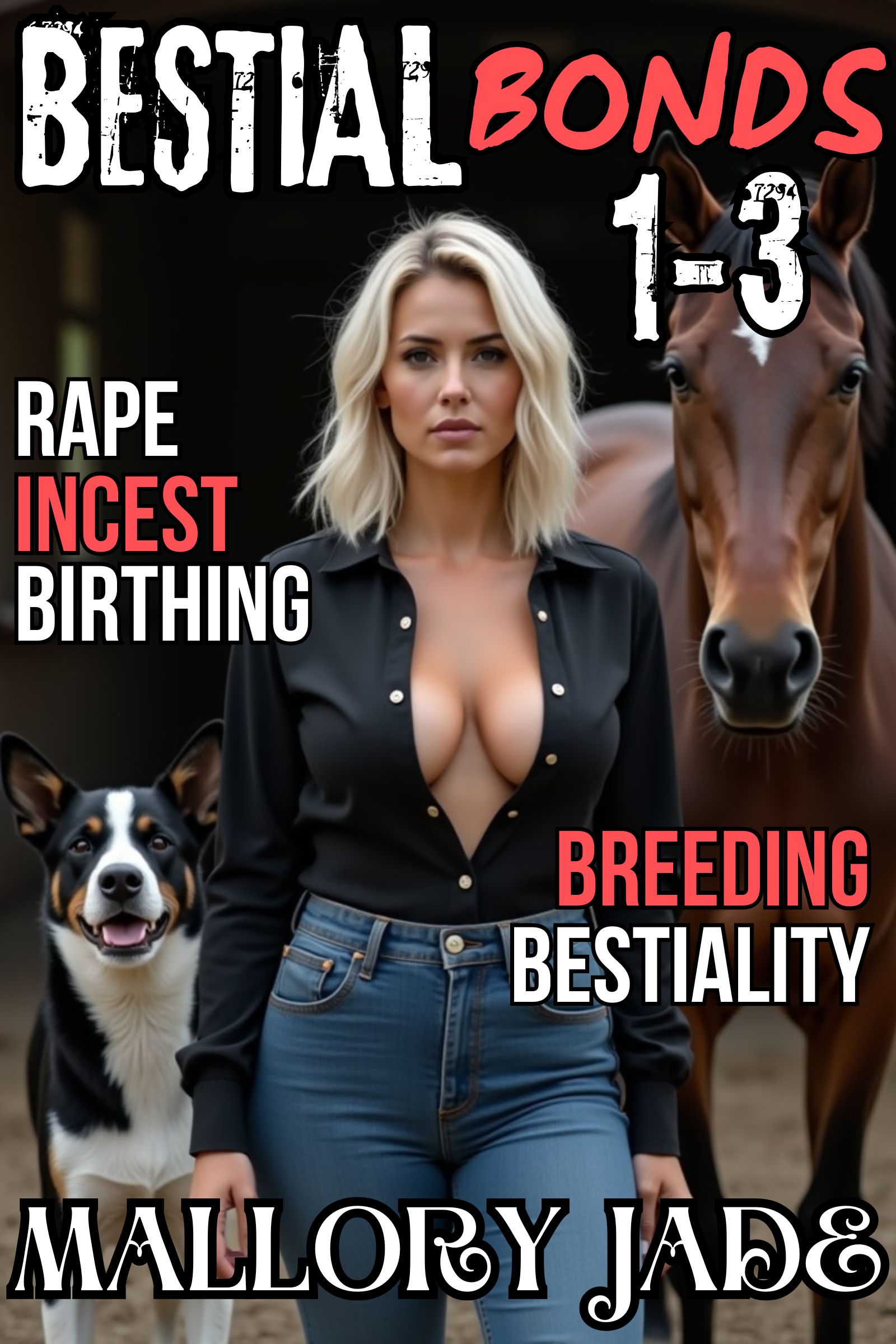 Bestial Bonds 1-3 by Mallory Jade