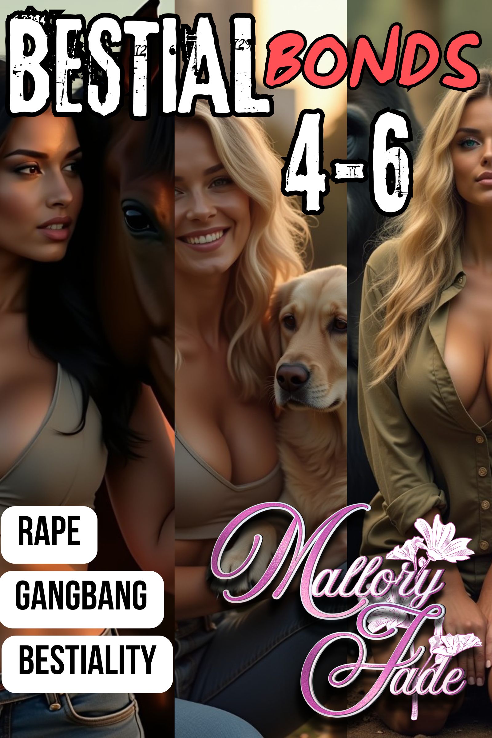 Bestial Bonds 4-6 by Mallory Jade
